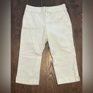 Lauren Ralph Lauren white capris size 2 petite like new